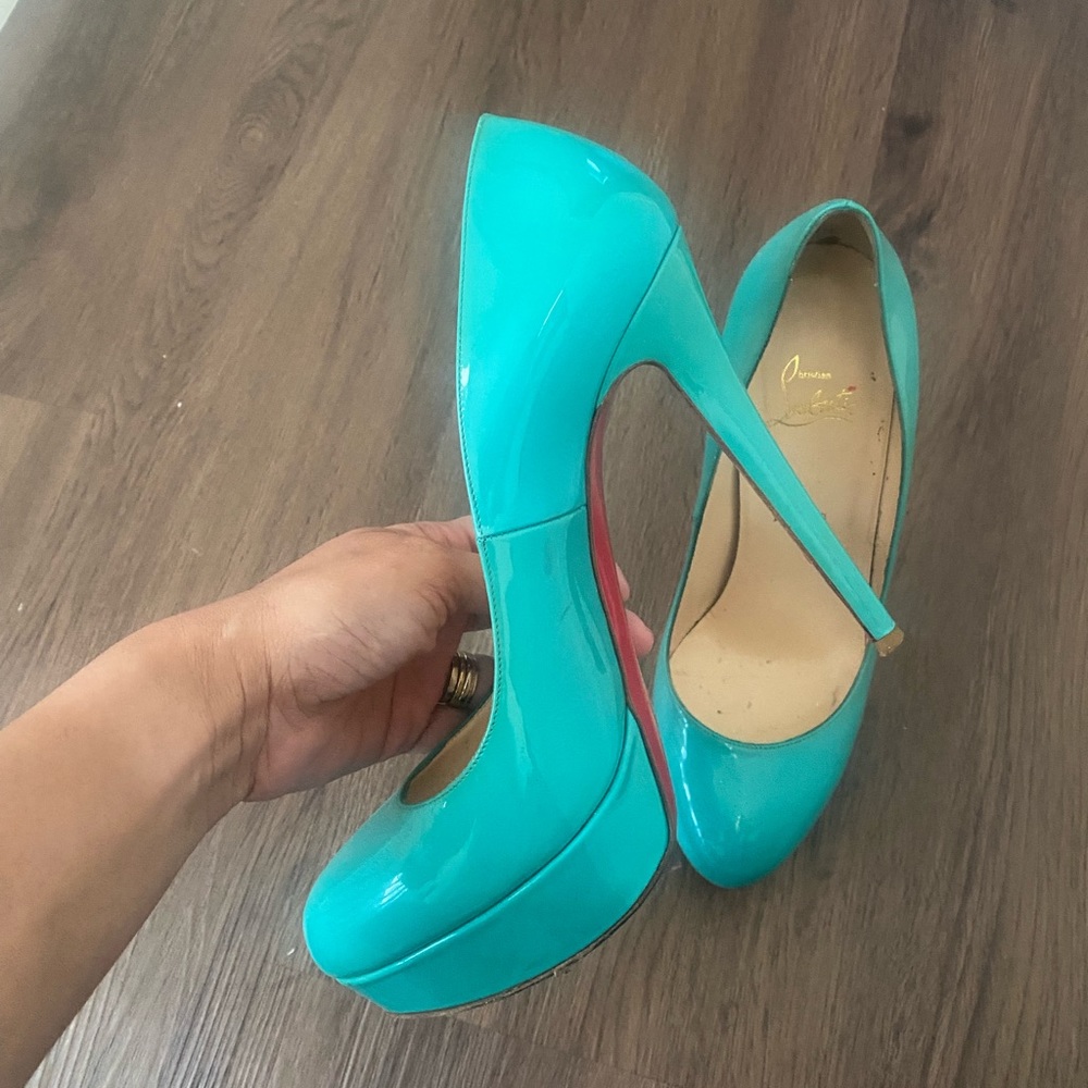 Christian Louboutin Bianca - Turquoise